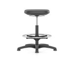 Sgabello da laboratorio Labsit Stool con anello poggiapiedi