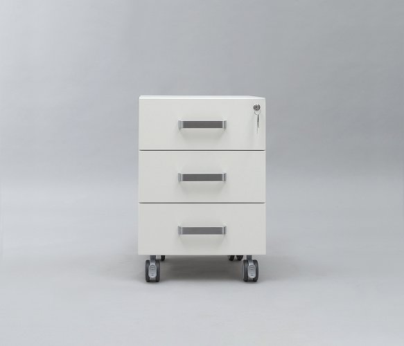 Mobiletto cassettiera su ruote 3 cassetti per scrivania : Labostore